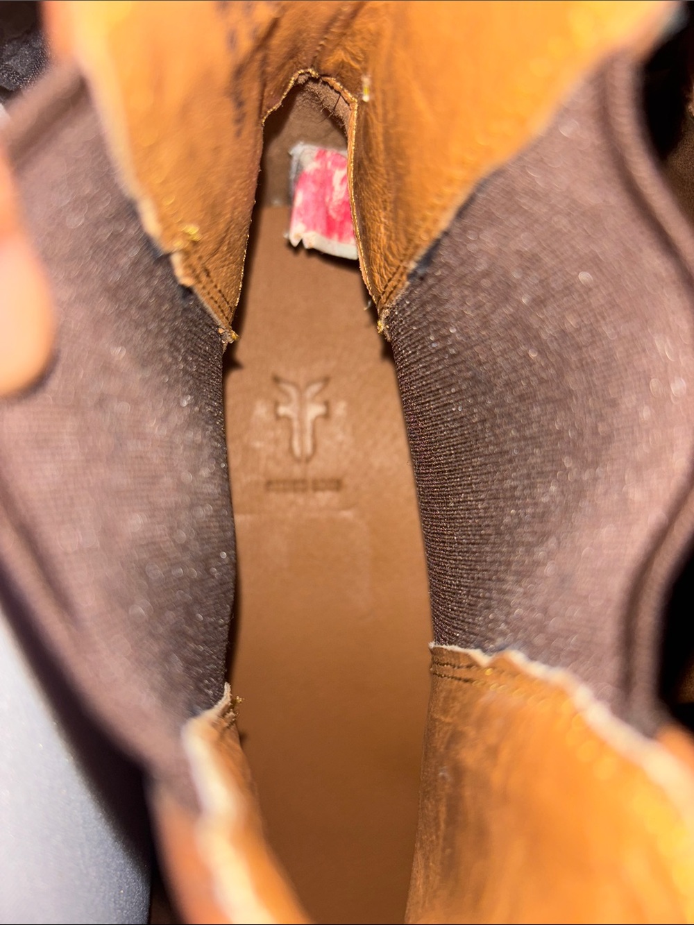 Frye Boots Sz 9.5 Tyler Flex Men's Brown Leather Chelsea Boot - Picture 10 of 11